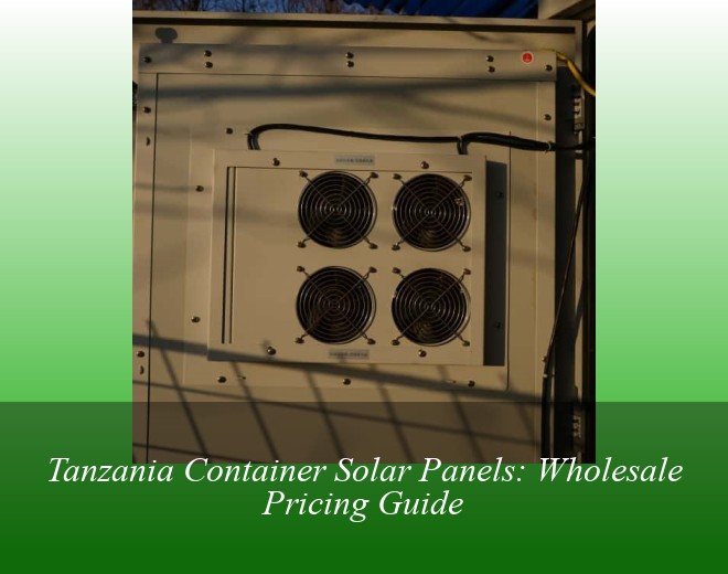 Tanzania Container Solar Panels: Wholesale Pricing Guide